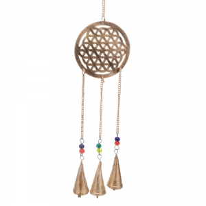 BELLS - Flower of Life Iron Chime Bells